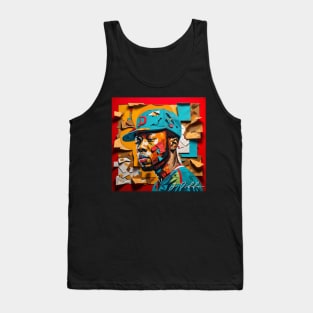 J Dilla // Paper Art Tank Top